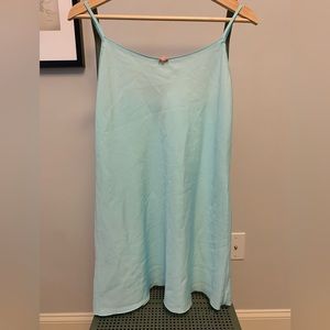 Josie women’s short strappy baby blue nightgown | S